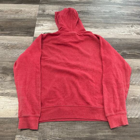 J‎ America Red Mens M Fleece Pullover Barstool Sports Logo Sweatshirt Hoodie - Picture 5 of 9
